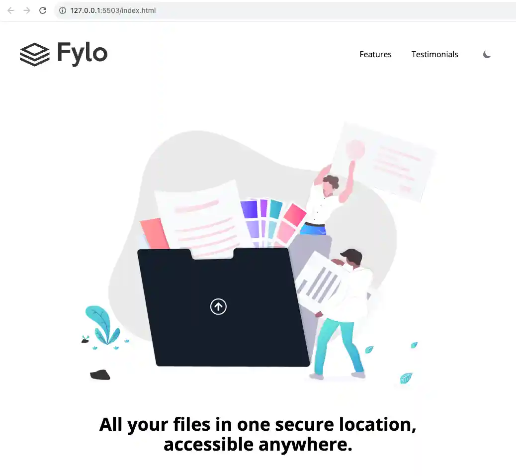 fylo website build project thumbnail