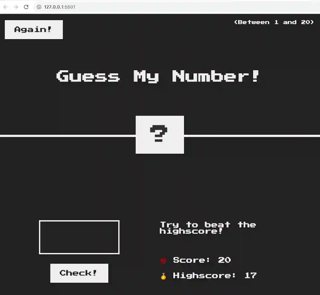 number game website build project thumbnail